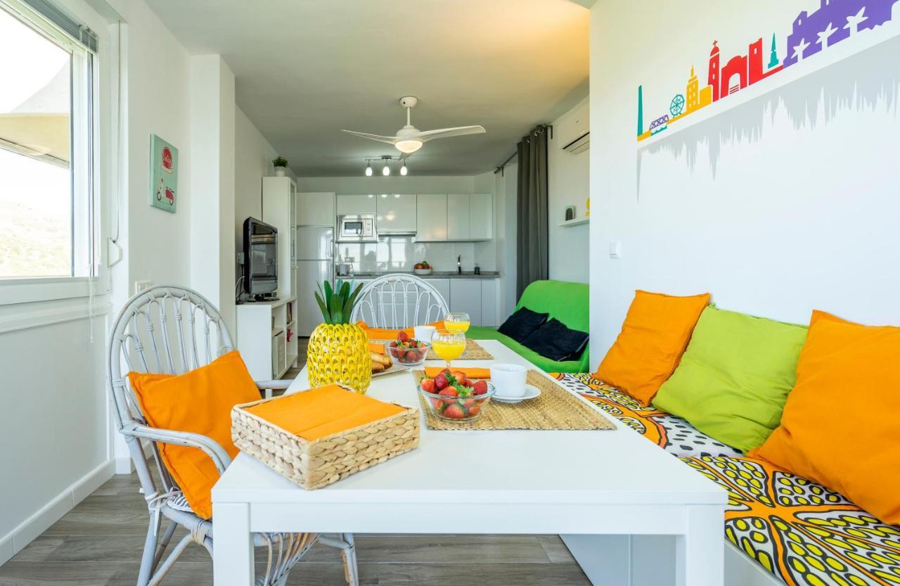 Wintowinrentals Sunny Side, Pool, Wifi & Sea View Benajarafe Exterior photo